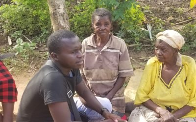 A Visit and Support to the two Elderly Women who stays together