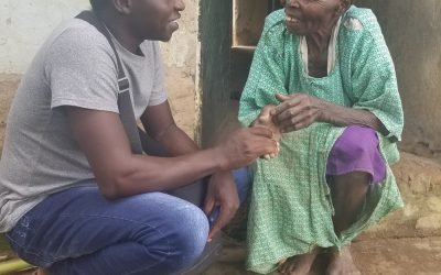 Visited an Elderly Woman with a  hearing impairment