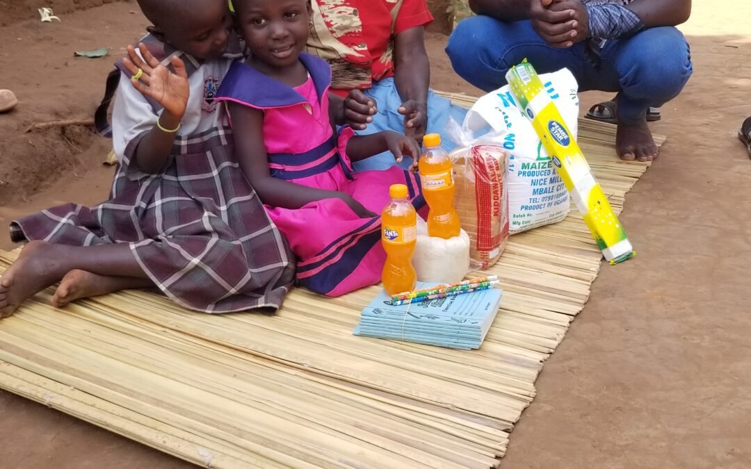 Supporting the Disabled and orphaned girl Elizabeth.