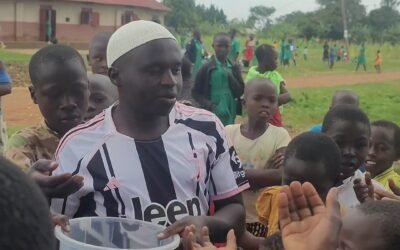 Cheerful moments with kids at school